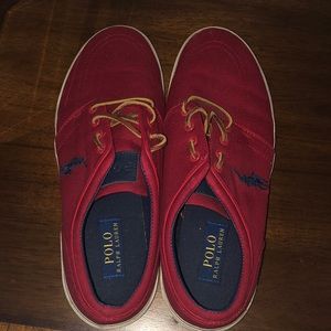Red Polo Men’s Canvas Shoes